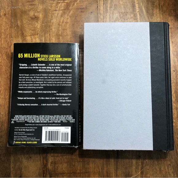 Stieg Larsson Book Set The Girl with the Dragon Tattoo Girl Who Kicked the .. - Picture 3 of 3